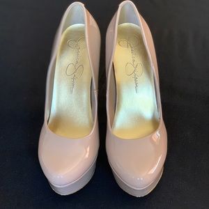 👠 JS-Beige Platform Heels